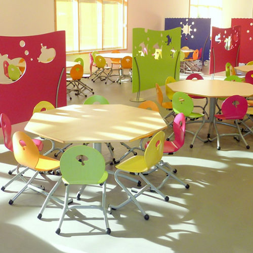 M149 TABLES IVRY, M313 CHAISES 2T3M & M355 CLAUSTRAS PIC & POC
