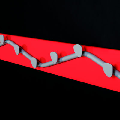 M364 VESTIAIRES MURAUX ZIG ZAG