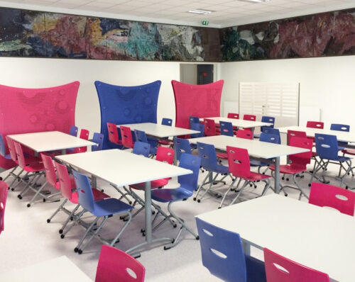 M341 TABLES SULLY, M313 CHAISES ZOOM & M399 CLAUSTRAS INSONORISES - LA DURANTIERE (44)
