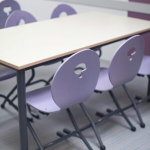 M313 CHAISE 2T3M AVEC M149 TABLE IVRY