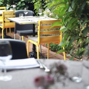 M395 CHAISES & TABLES PATIO ALUMINIUM